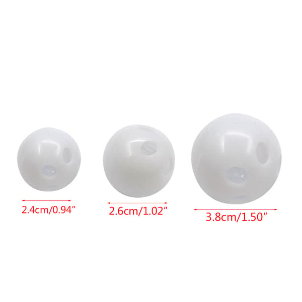 Pyöreä Doll Noise Maker Squeaker Rattle Insert DIY askartelupehmolelutarvikkeet 24mm
