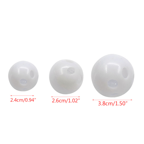 Rund for Doll Noise Maker Squeaker Rattle Insert DIY Crafts Plysjleketilbehør 24mm