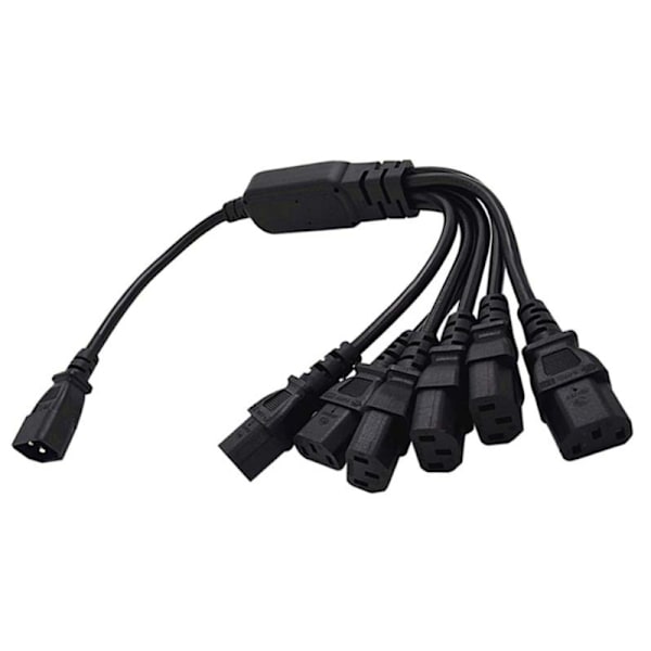 PDU IEC320 C14 han til 6xC13 hun Y-splitter Netledning Strømledning 150 cm