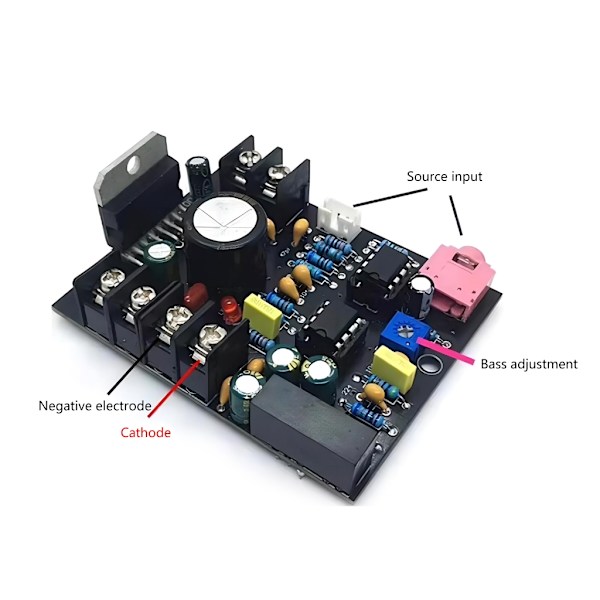 TDA7377 DIY Board Tehokas vahvistinkortti 2.1-kanavainen power tee-se-itse