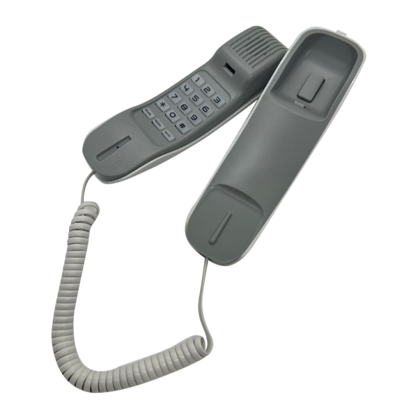 KX-T638 Väggmonterad telefon Bordstelefon Fasta fasta telefoner Återuppringning Paus för hemmakontor Red