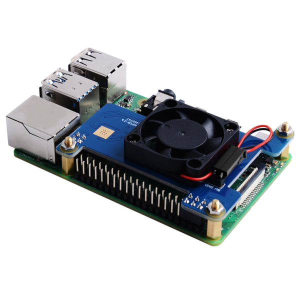 Raspberry Pi Power Over Ethernet PoE-HAT för Raspberry Pi 4B/3B+ PoE-nätverk