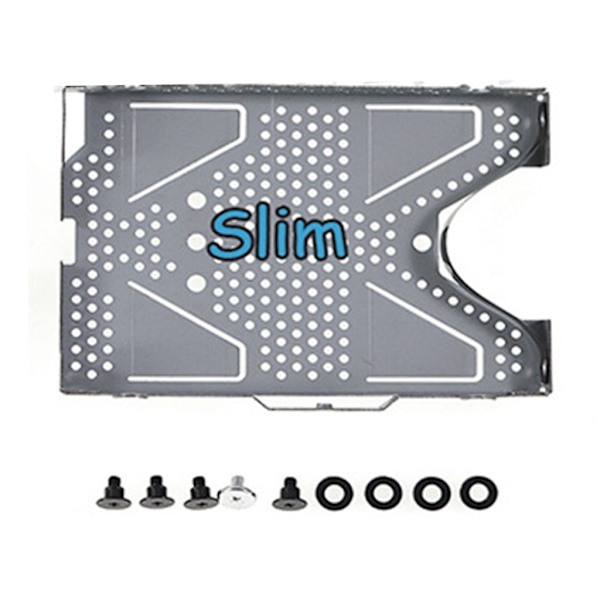 Hårddiskmonteringsfäste Caddyhållare med skruvar för PS4 1100/1200/Slim/ Pro Console HDD Cradle Tray