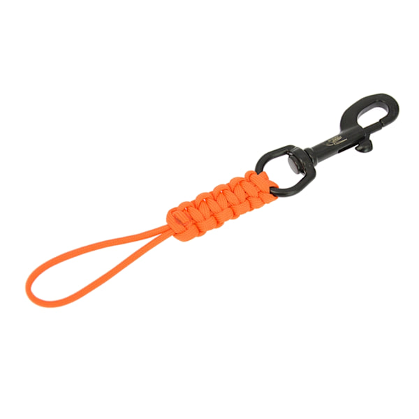 Antikk-tap Sikkerhetsline Spennkrok med Flettet Tau Lanyard Marine Grade Stål Green