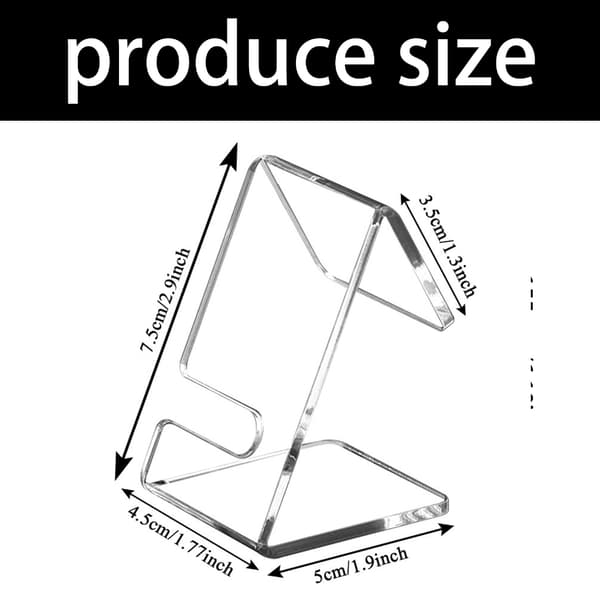 Multifunktionel Klar Urholder Display Bakke Stativ Til Hjemmebutik Studio