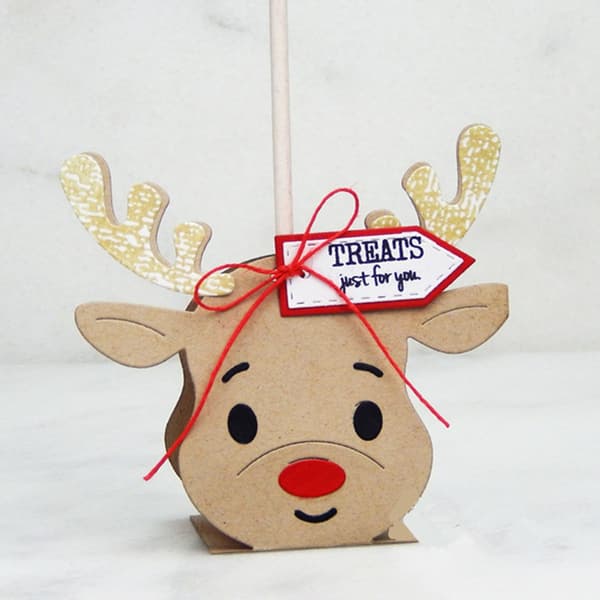 Jul Älg Prägling Skärmallar Stencil för DIY Scrapbooking