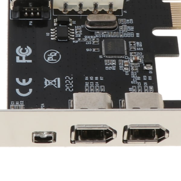 PCIe Firewire-kort PCI-E X1 till IEEE 1394 3X 6Pin & 1x 4Pin för w/Low Profile BH
