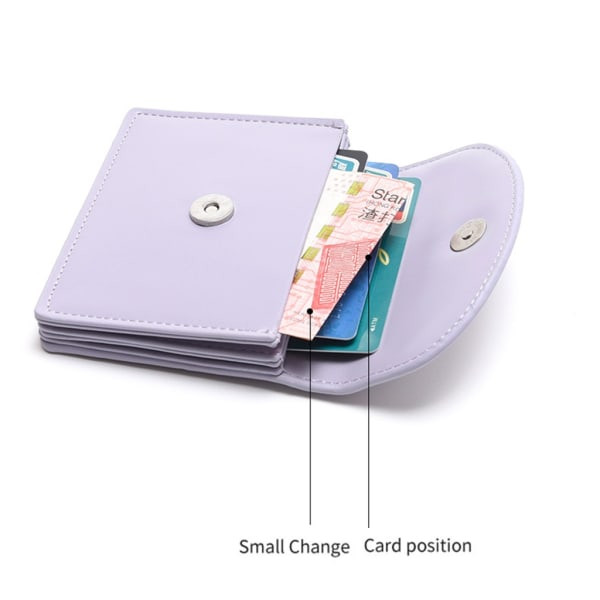 Kredittkort Bankkort Kontantholder Vintage lommebok for menn kvinner PU-veske Beige