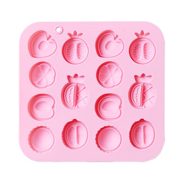 Återanvändbara 3D- molds Silikonmousseformar för DIY-bakning av tårtgodis Pink
