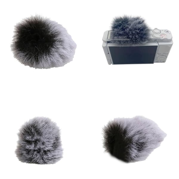 Vindskydd för utomhusinspelning, 2-pack för kameramontering