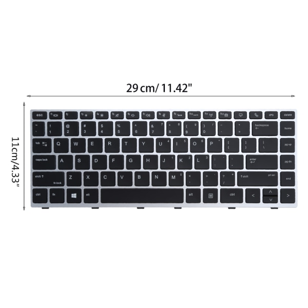 USA-tangentbord engelsk version Bakgrundsbelysning Tangentbord för HP EliteBook 840 G5 846 G5 745 G5 Bärbara datorer Små tangentbord