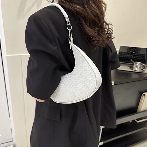 2023 underarmstaske Trendy armhule-tote-tasker Modehåndtaske Halvmånetasker Green