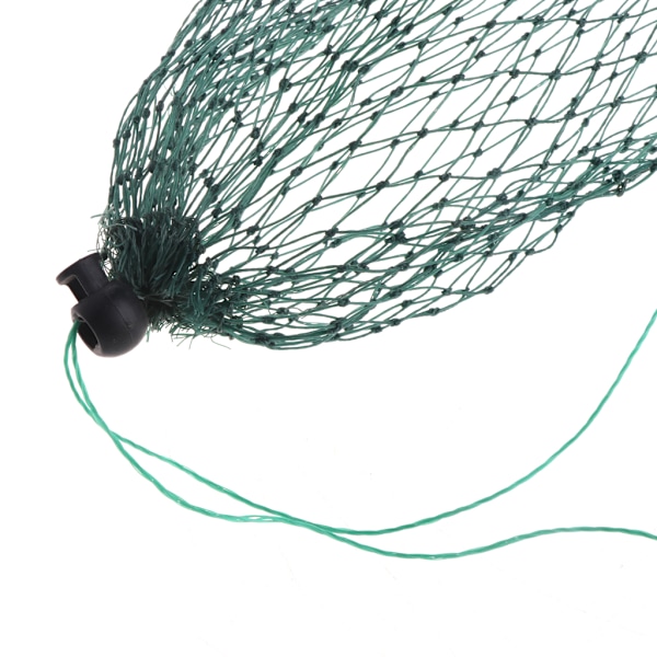 Fiskenet fælde nylon mesh støbt fiskeri tilbehør enkel belastning fisk taske tackle 1m