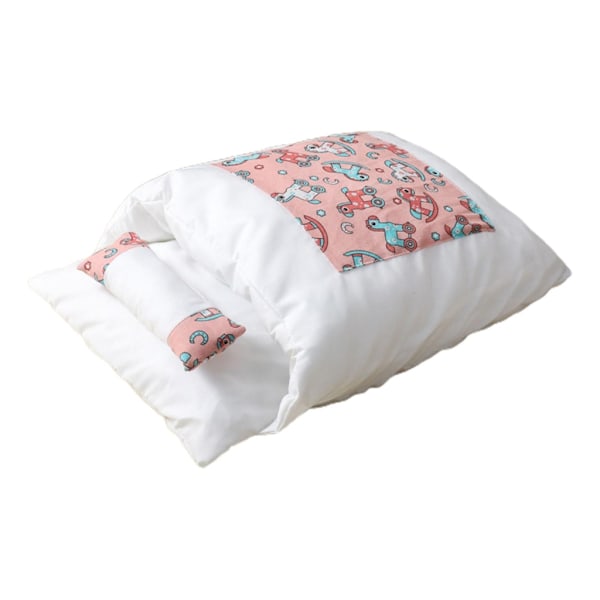 Cat Cave Bed Sovekosepose for liten hund selvvarmende rede med pute