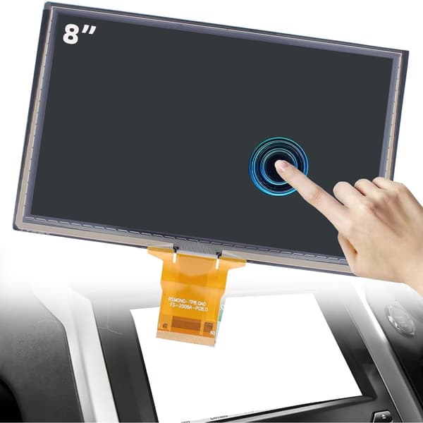 LCD-skärm LQ080Y5DZ05 för byte av fordonsdisplay