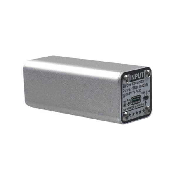DC5V Power Filter TypeC Input Output Super Capacitor Lämplig för RPI Super Capacitors Power Filtering Module eller