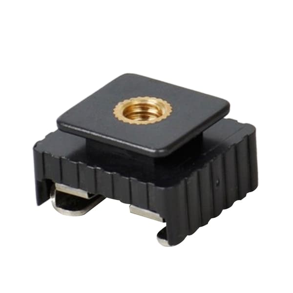 ABS Blixtstativ med Blixtskofäste 1/4 tums Adapter för Blixtar