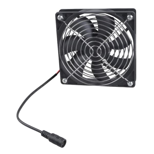 36dB Stille Solcelle Vifte 12V 8W Panel For I Drivhus Hønsehus