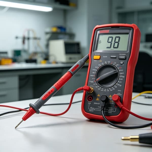 Elektriske testprober Silikonehåndtag Sikkert greb Multimeterprobe Nål