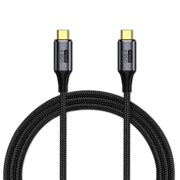 Forlængerkabel 40Gbps Forlæng kabel Type C han til han 100W forlængerledning Type C Sync dataledning til bærbar tablet