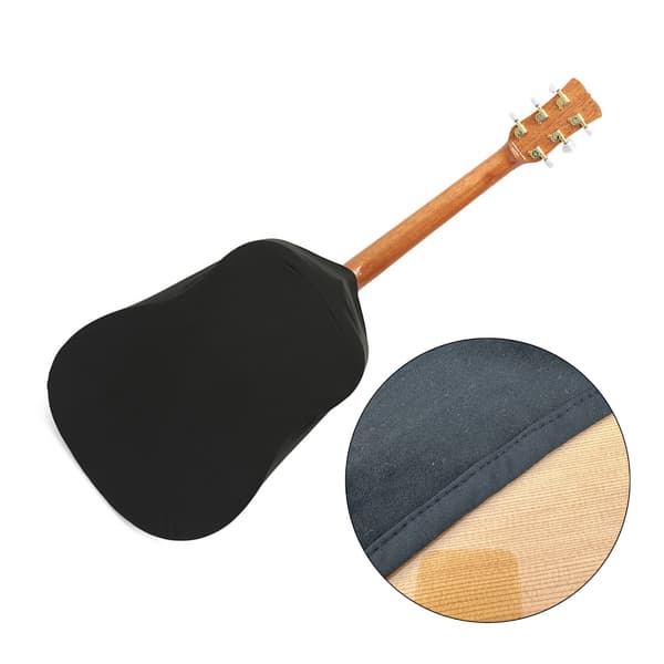 Svart Gitarr Dammskydd Portabelt Ärmskydd Musik Gitarr Skyddande Överdrag