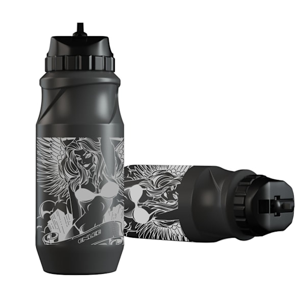 Opgraderet Vandflaske, 650 ml, Lækagesikker BPA-fri Bærbar Drikkeflaske Black Orangutan style