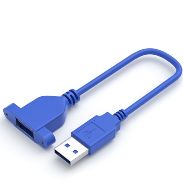USB 3.0 förlängningskabel med skruvar USB 3.0/ USB 2.0 hane till hona omvandlare för datorskrivare mobila enheter null - USB3.0 0.3m