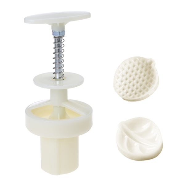 Plastmateriale Månekageform Søde Durian-formstempler Månekageforme til Mid-Autumn Festival DIY Bagning Mooncake Brug