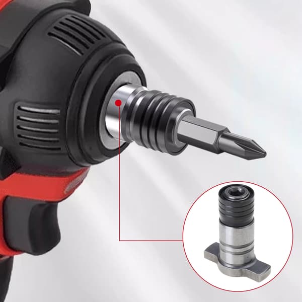 Elektrisk børsteløs muttertrekkeradapter Drill Bit Karbonstål Dobbel bruk