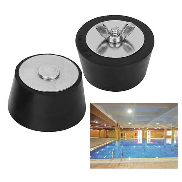 Simbassängsskummare pluggar ovan mark pool pluggar 6 storlekar simbassängsplugg 38mm