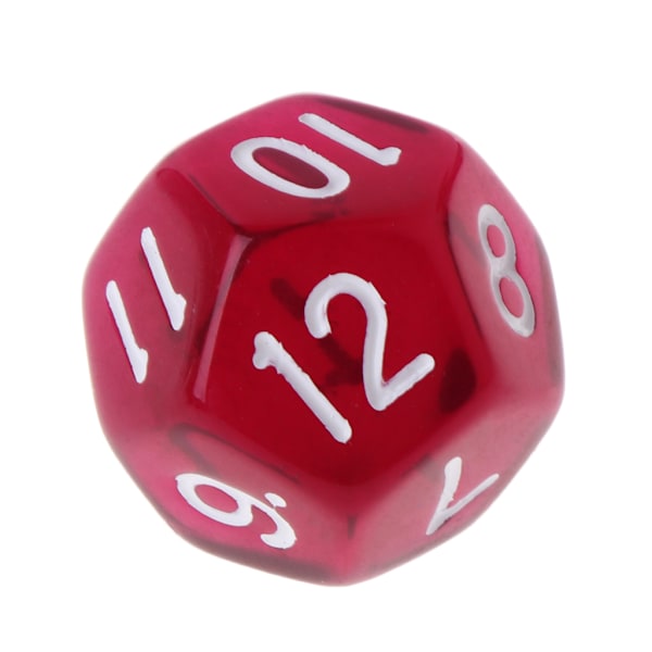 7 stk./sæt Polyhedral Multi Sided Dice D4-D20 Dungeons&Dragon D&D RPG Poly Game Burgundy