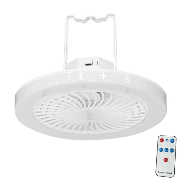 Bærbar loftventilatorlampe Justerbar ventilator Bærbar bordventilator Nem montering