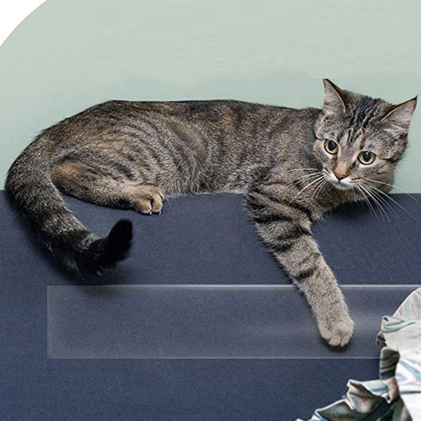 Anti-katter som repar klibbigt tejp Möbelskydd Lätt att installera Slitstarkt för katt repor Avskräckande klibbiga tassar tejp M