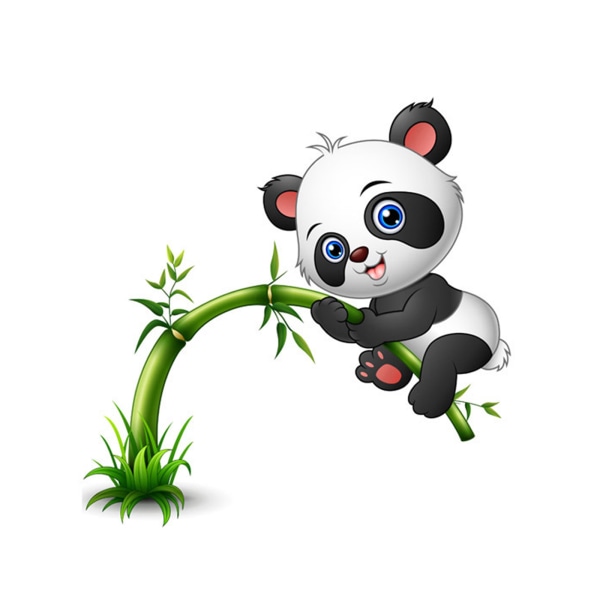 Laptop til Giant Panda Stickers Bilvindue Decals Panda Decals til Scooter Helme