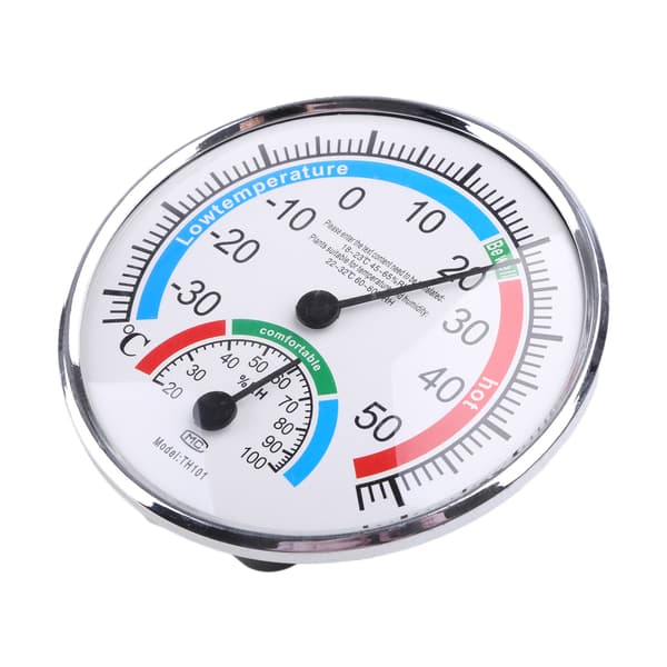 Mini Inomhus Termometer Hygrometer 2 i 1 Temperatur Analog Luftfuktighetsmätare