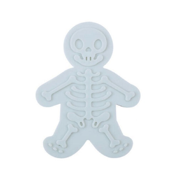 Skull Gingerbread Man Pressable Biscuit Form DIY Cookie Stempler 3D Cookie Presser