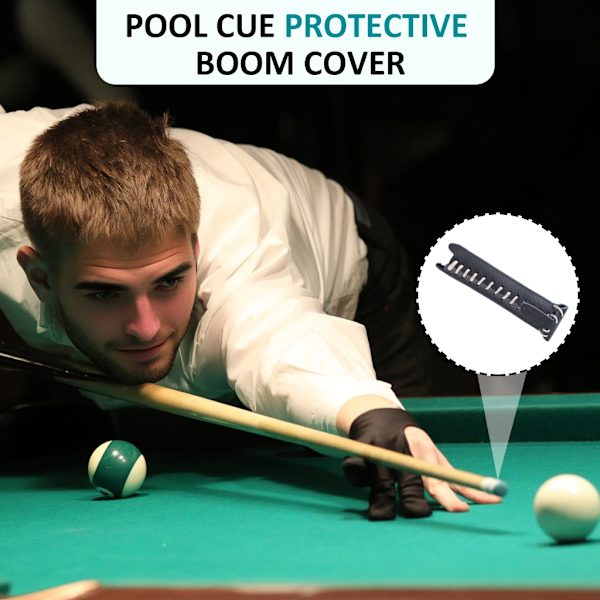Nahkainen Snooker-keppipään suojus, Snooker-keppipään suojus Black