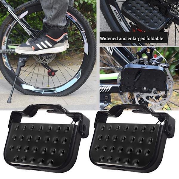 2 stk. cykel fodstøtter, cykel bagpedaler, skridsikre bagfodspedaler, BMX-fodstøtter