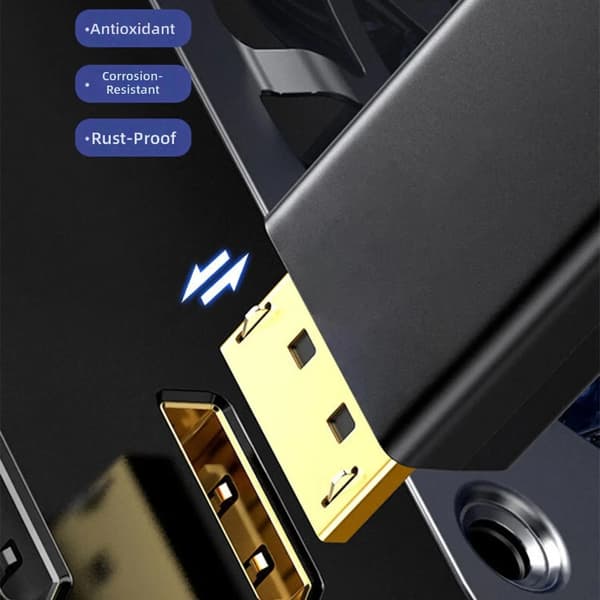 Mini DisplayPort–DisplayPort-sovitinkaapeli tukee 4K UHD -videota