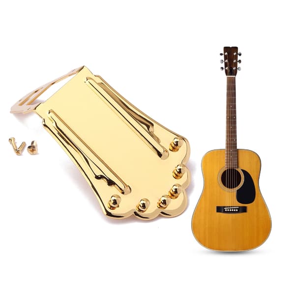 Gitarr Trapets Stallstycke Polerad Metall Gitarr Stallstycke