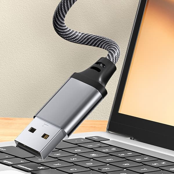USB til 3,5 mm hunn lydkabeladapter for digitale enheter
