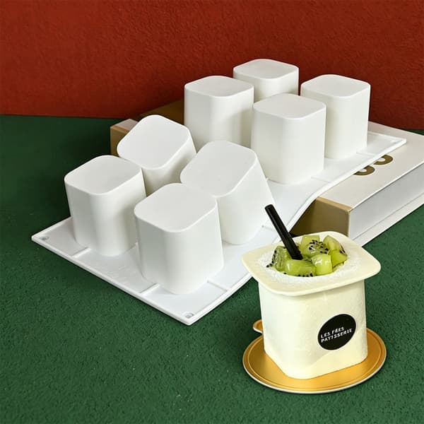 8-hulls yoghurtkopp silikonmousse kakeformer dessertform