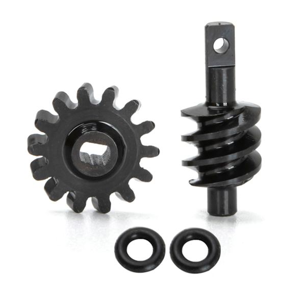 För Axial SCX24 Steel Overdrive Differential Diff Worm Gear Set