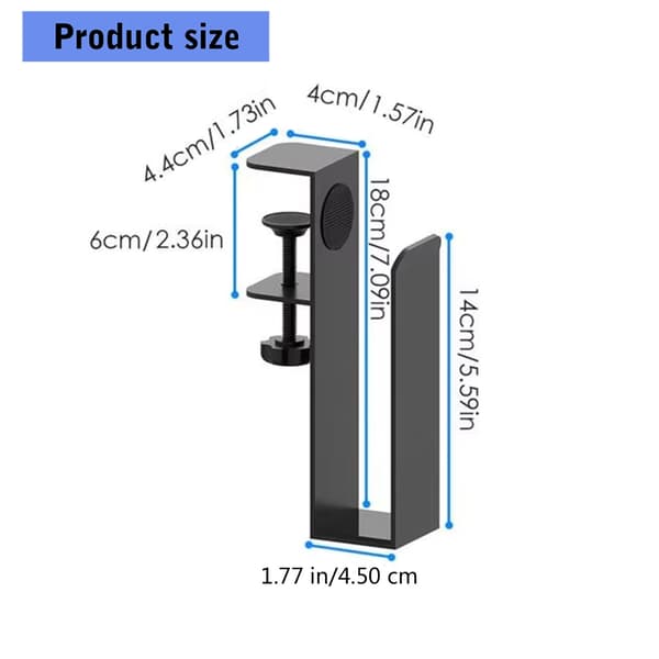 2x Helppo Asennus Säädettävä Kuuloketeline Design-pidike