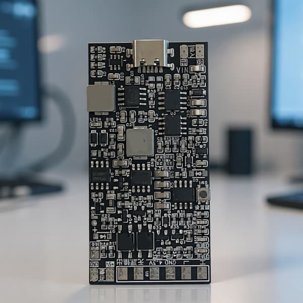 Moderne USB C strømforsyningskort 5A ideelt for bærbare enheter
