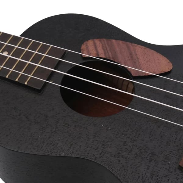 Plekterbeskyttelse til ukulele i palisander - dråbeformet palisanderskjold B