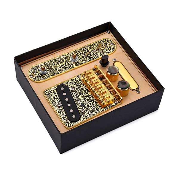 Elektriske gitardeler 3-veis bryterkontrollplate 6-strengs gitarhals pickups