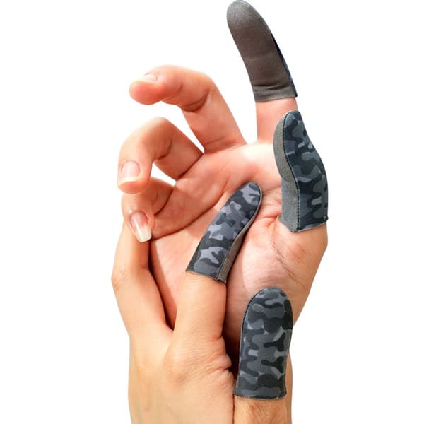 Spelfingertoppsskydd i silverfiber, svettskyddande för gamers
