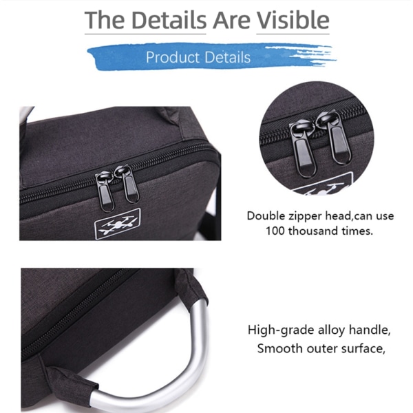 Hård skyddsväska Resväska med rem för Mini 2 SE Flight Dammtäta axelväskor Crossbody reseryggsäck