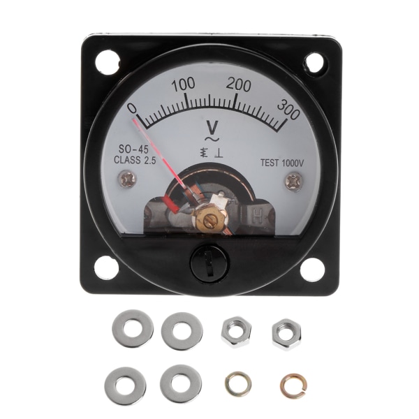 SO-45 Analog Meter Voltmeter 0-300V for forsendelseskretstesting av utstyr